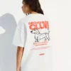 Oversize Short Sleeve Printed T-Shirt – Women