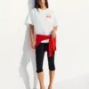 Oversize Short Sleeve Printed T-Shirt – Women