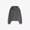 Oversize Zip-Up Sweatshirt with Neoprene Effect Oversize Zip-Up Sweatshirt with Neoprene Effect