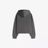 Oversize Zip-Up Sweatshirt with Neoprene Effect Oversize Zip-Up Sweatshirt with Neoprene Effect