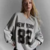 Oversized Printed Sweatshirt