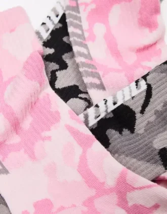 Pack of 2 Pairs of Printed Socks – Accessories Pack of 2 Pairs of Printed Socks – Accessories