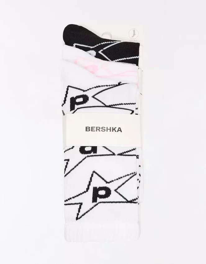 Pack of 3 Pairs of Printed Socks – Accessories Pack of 3 Pairs of Printed Socks – Accessories
