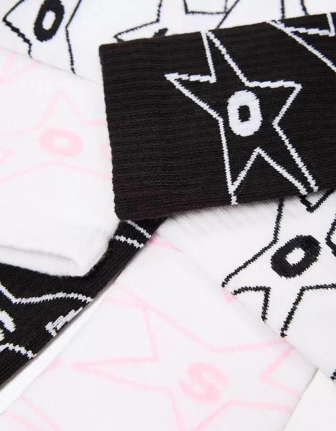 Pack of 3 Pairs of Printed Socks – Accessories Pack of 3 Pairs of Printed Socks – Accessories