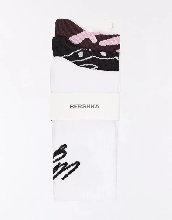 Pack of 3 Pairs of Printed Socks – Accessories – Men Pack of 3 Pairs of Printed Socks – Accessories – Men