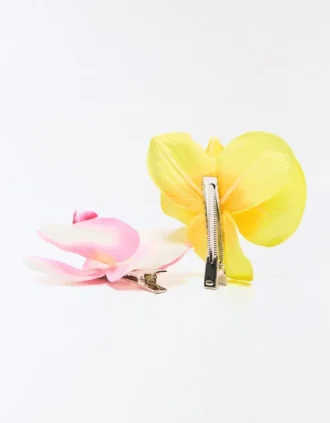 Pack of Flower Hair Clips