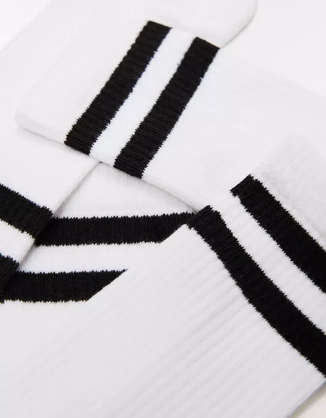 Pack of Striped Sporty Socks – Accessories Pack of Striped Sporty Socks – Accessories