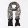Paisley Fringed Scarf