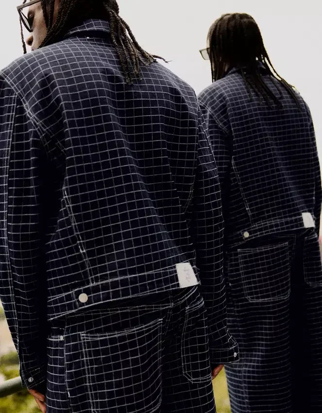 Plaid Denim Jacket Plaid Denim Jacket