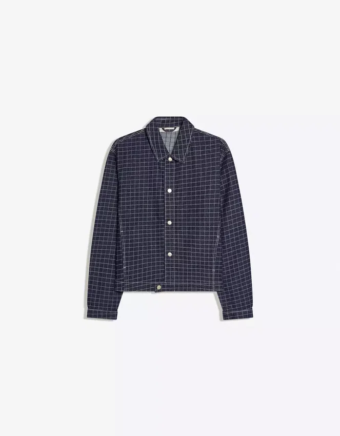 Plaid Denim Jacket Plaid Denim Jacket