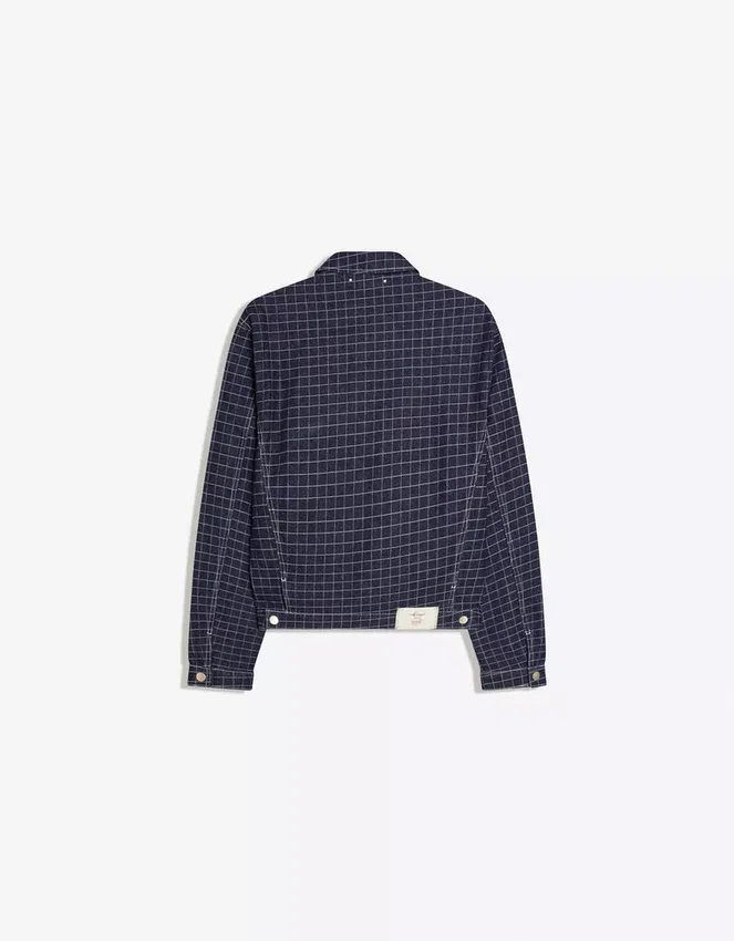 Plaid Denim Jacket Plaid Denim Jacket