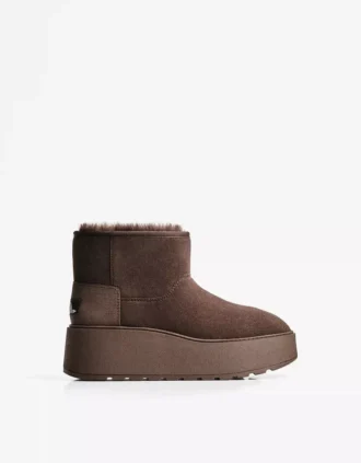 Platform Ankle Boots with Fur Lining – Shoes Platform Ankle Boots with Fur Lining – Shoes