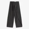 Pleated Trousers with Double Button – Pants – Women Pleated Trousers with Double Button – Pants – Women