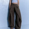 Pleated Trousers with Double Button – Pants Pleated Trousers with Double Button – Pants