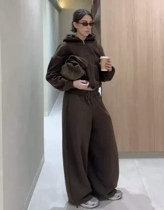 Plush Barrel Trousers with Stoppers – #Bershkastyle – Women Plush Barrel Trousers with Stoppers – #Bershkastyle – Women