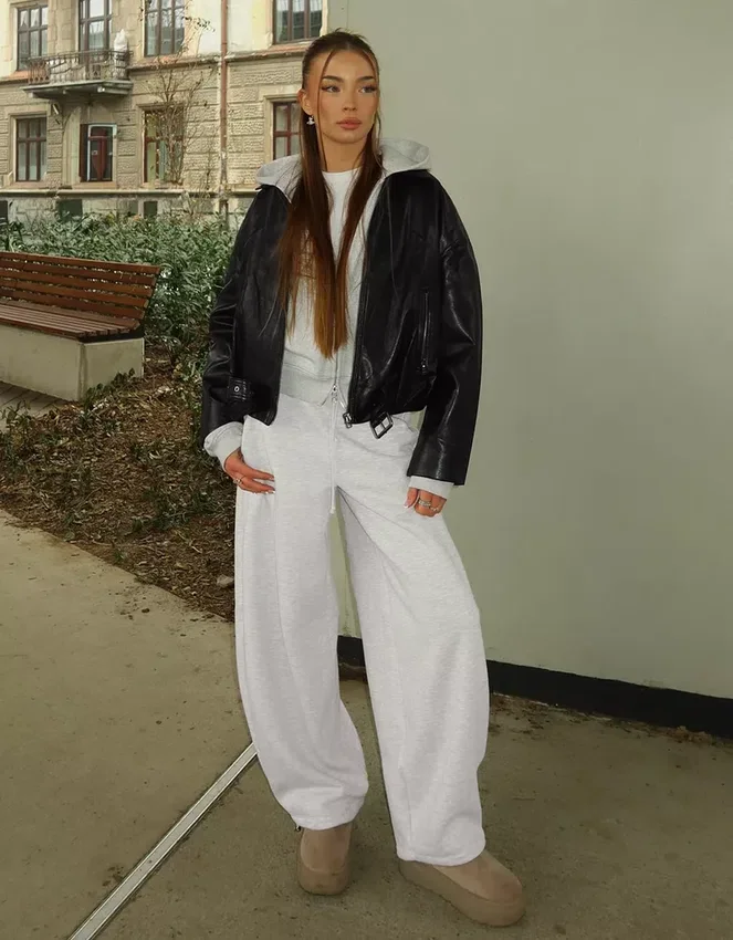 Plush Barrel Trousers with Stoppers – #Bershkastyle – Women Plush Barrel Trousers with Stoppers – #Bershkastyle – Women