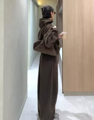 Plush Barrel Trousers with Stoppers – #Bershkastyle – Women Plush Barrel Trousers with Stoppers – #Bershkastyle – Women