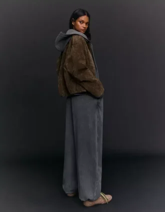 Plush Barrel Trousers with Stoppers – Pants Plush Barrel Trousers with Stoppers – Pants