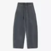 Plush Barrel Trousers with Stoppers – Pants