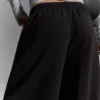 Plush Barrel Trousers with Stoppers – Pants – Women Plush Barrel Trousers with Stoppers – Pants – Women