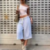 Plush Bermuda Shorts