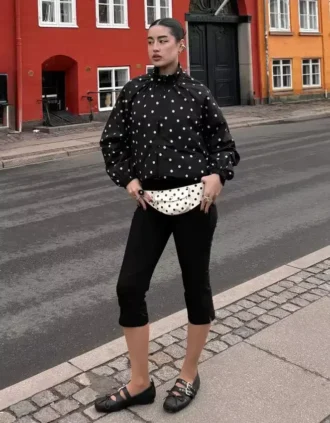 Polka Dot Pocket Belt