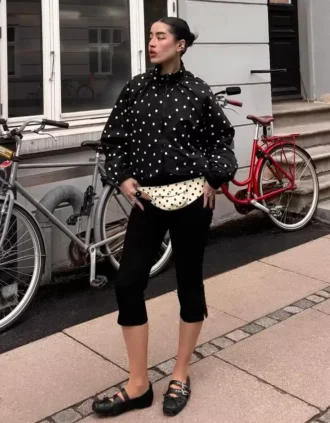 Polka Dot Pocket Belt