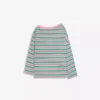 Printed Asymmetric Collar Long Sleeve T-Shirt – #Bershkastyle – Women
