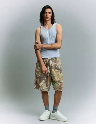 Printed Boxy Fit Bermuda Shorts – Shorts and Jorts – Men Printed Boxy Fit Bermuda Shorts – Shorts and Jorts – Men
