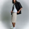 Printed Boxy Fit Bermuda Shorts – Shorts and Jorts – Men
