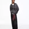 Printed Boxy Fit Hoodie – Sweatshirts & Hoodies
