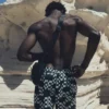 Printed Boxy Fit Swimming Trunks – Accessories