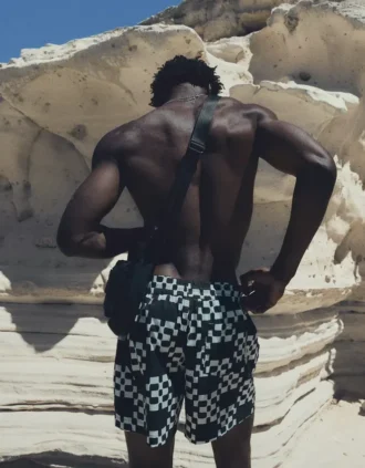 Printed Boxy Fit Swimming Trunks – Accessories