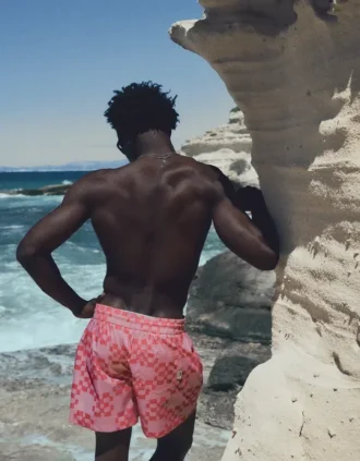 Printed Boxy Fit Swimming Trunks – Accessories