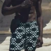 Printed Boxy Fit Swimming Trunks – Accessories