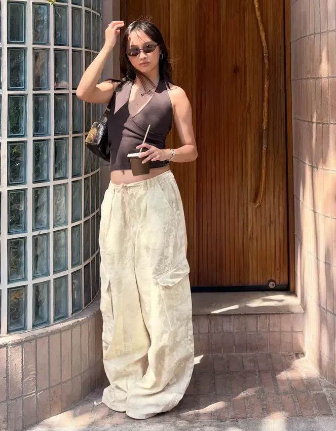 Printed Cargo Trousers Printed Cargo Trousers