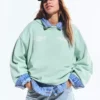 Printed Hood Sweatshirt with Hood