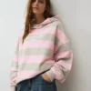 Printed Hood Sweatshirt with Hood