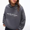 Printed Hood Sweatshirt with Hood – Tops and Bodysuits