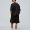 Printed Mesh Bermuda Shorts Printed Mesh Bermuda Shorts