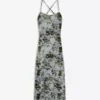Printed Midi Dress