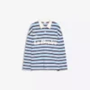 Printed Polo Collar Long Sleeve T-Shirt – #Bershkastyle – Women