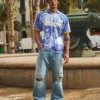 Printed Short Sleeve Polo Shirt Printed Short Sleeve Polo Shirt