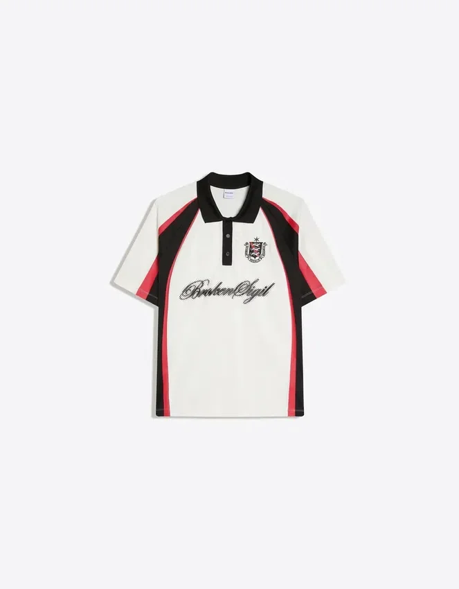 Printed Short Sleeve Polo Shirt Printed Short Sleeve Polo Shirt