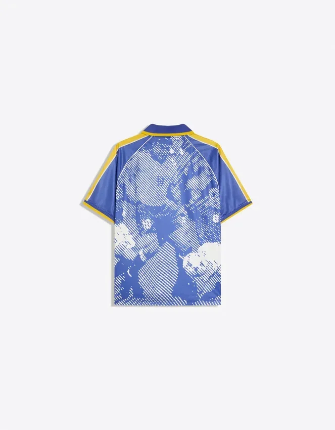 Printed Short Sleeve Polo Shirt Printed Short Sleeve Polo Shirt