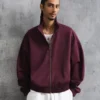 Printed Sweatshirt with Zip – Sweatshirts & Hoodies