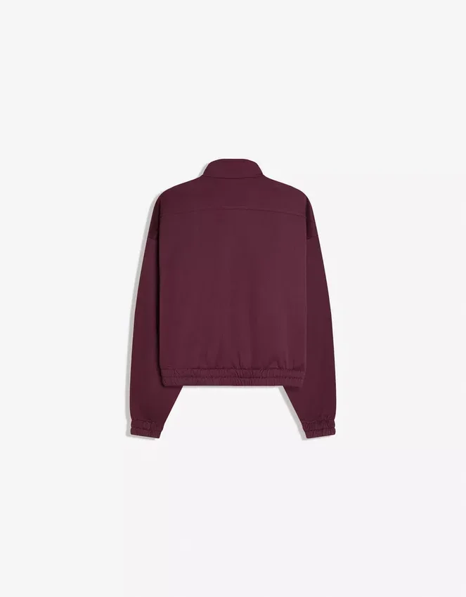 Printed Sweatshirt with Zip Printed Sweatshirt with Zip