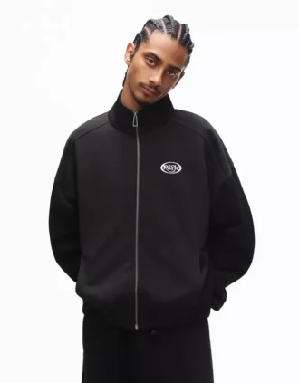 Printed Sweatshirt with Zip – Sweatshirts & Hoodies – Men
