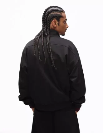 Printed Sweatshirt with Zip – Sweatshirts & Hoodies – Men
