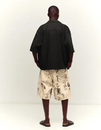 Printed Wide-Leg Bermuda Shorts – Men Printed Wide-Leg Bermuda Shorts – Men